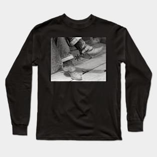 Cowboy Boots, 1940. Vintage Photo Long Sleeve T-Shirt